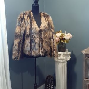 *SOLD*Cache faux fur jacket
